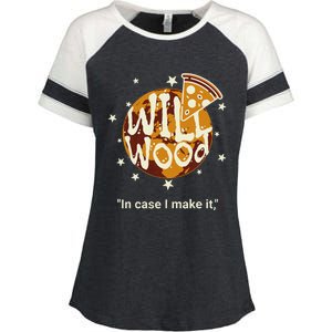 In Case I Make It Classic Will Basic Wood Enza Ladies Jersey Colorblock Tee