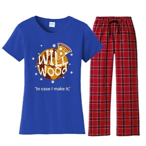 In Case I Make It Classic Will Basic Wood Women's Flannel Pajama Set