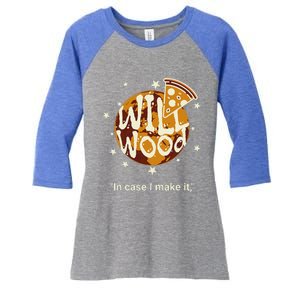 In Case I Make It Classic Will Basic Wood Women's Tri-Blend 3/4-Sleeve Raglan Shirt