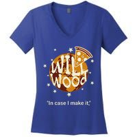 In Case I Make It Classic Will Basic Wood Women's V-Neck T-Shirt