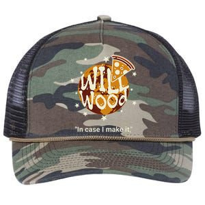 In Case I Make It Classic Will Basic Wood Retro Rope Trucker Hat Cap