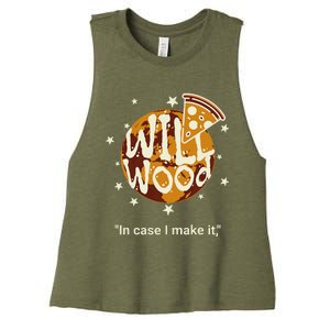 In Case I Make It Classic Will Basic Wood Women's Racerback Cropped Tank