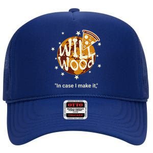 In Case I Make It Classic Will Basic Wood High Crown Mesh Back Trucker Hat