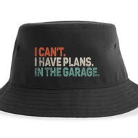 I Cant I Have Plans In The Garage Mechanic Car Enthusiast Gift Sustainable Bucket Hat
