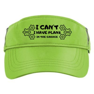 I Can’t I Have Plans In The Garage Gift Adult Drive Performance Visor