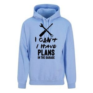 I Can’t I Have Plans In The Garage Cute Gift Unisex Surf Hoodie