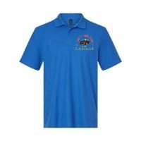 I Can't I Have Plans In The Garage Gift Softstyle Adult Sport Polo