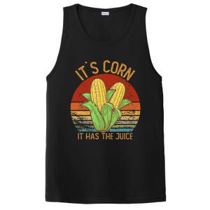 It`S Corn It Has The Juice S Crop Top Corn Lovers PosiCharge Competitor Tank