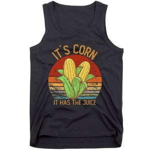 It`S Corn It Has The Juice S Crop Top Corn Lovers Tank Top