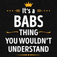 Inked Creation Its A Babs Thing You WouldnT Understand Ladies PosiCharge Tri-Blend Wicking Tank