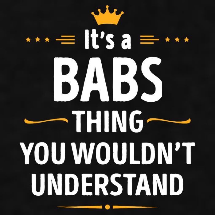 Inked Creation Its A Babs Thing You WouldnT Understand Ladies PosiCharge Tri-Blend Wicking Tank