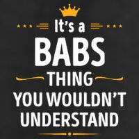Inked Creation Its A Babs Thing You WouldnT Understand 7 Panel Mesh Trucker Snapback Hat