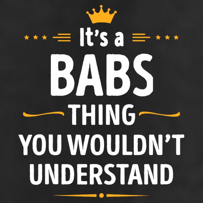 Inked Creation Its A Babs Thing You WouldnT Understand 7 Panel Mesh Trucker Snapback Hat