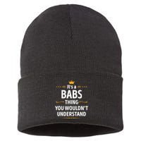 Inked Creation Its A Babs Thing You WouldnT Understand Sustainable Knit Beanie