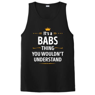 Inked Creation Its A Babs Thing You WouldnT Understand PosiCharge Competitor Tank