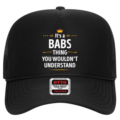 Inked Creation Its A Babs Thing You WouldnT Understand Trucker Hat