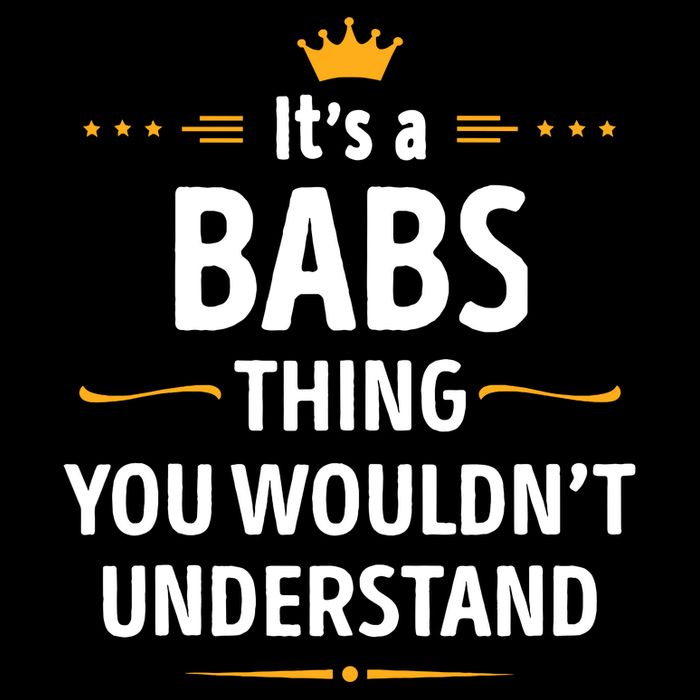 Inked Creation Its A Babs Thing You WouldnT Understand Tank Top