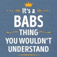 Inked Creation Its A Babs Thing You WouldnT Understand Garment-Dyed Sweatshirt