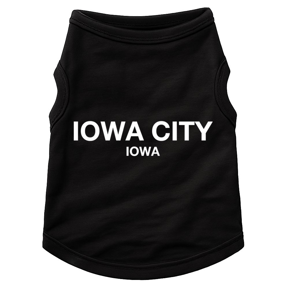 Iowa City Iowa Gift Show Your Love For City Iowa City Great Gift Doggie Tank