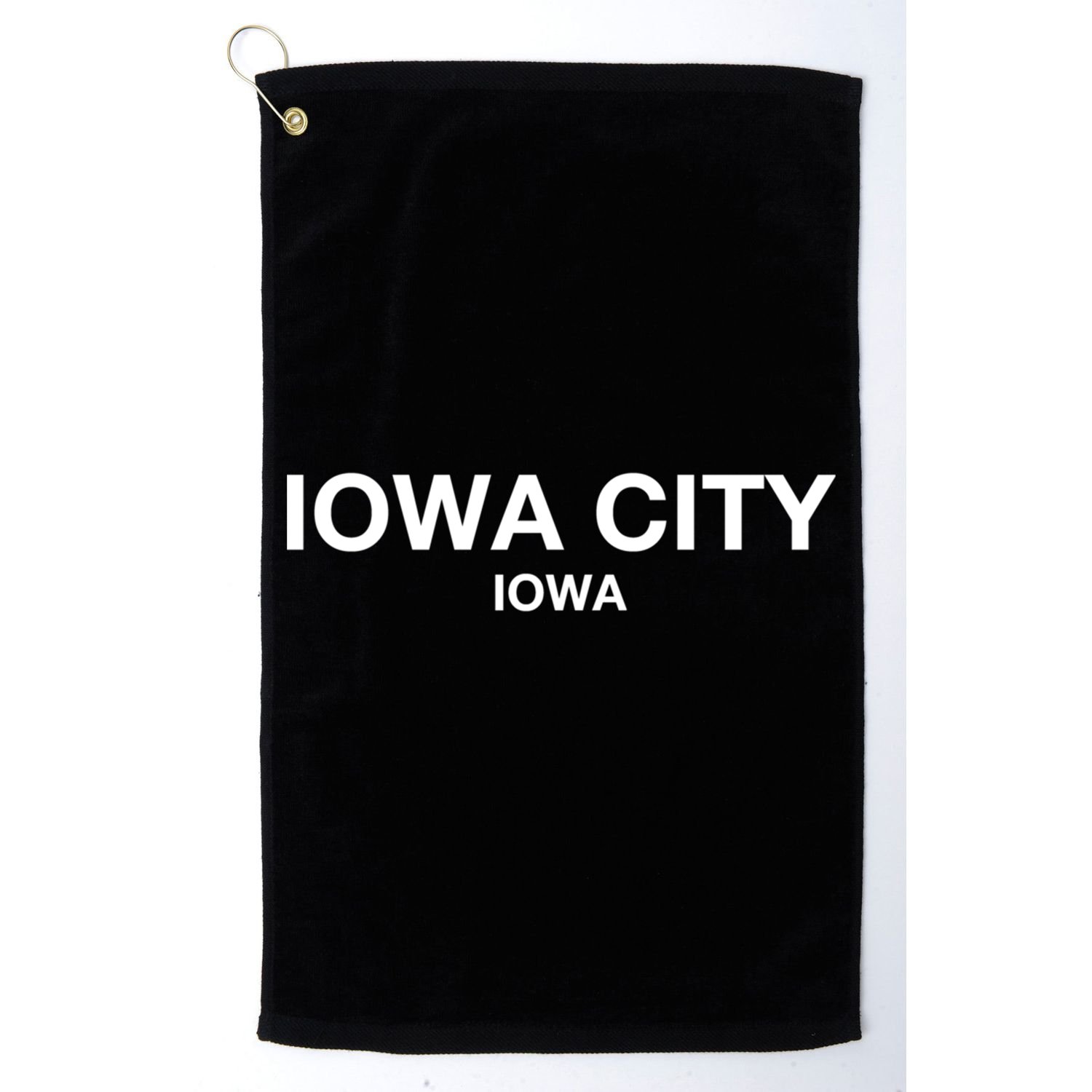 Iowa City Iowa Gift Show Your Love For City Iowa City Great Gift Golf Towel