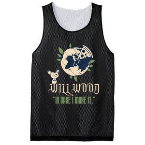 In Case I Make It Classic Will Basic Wood Mesh Reversible Basketball Jersey Tank