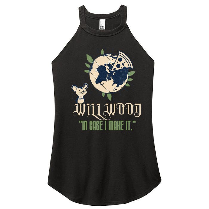 In Case I Make It Classic Will Basic Wood Women's Perfect Tri Rocker Tank