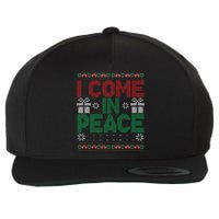 I Come In Peace IM Peace Matching Ugly Christmas Sweater Gift Wool Snapback Cap