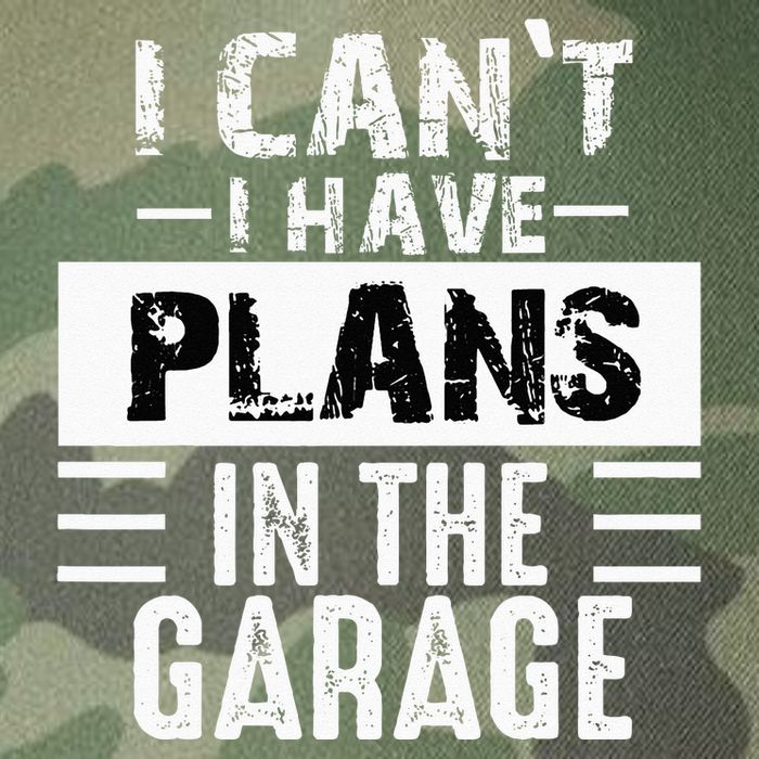 I Cant I Have Plans In The Garage Funny Retro Car Mechanic Legacy Tie Dye Trucker Hat