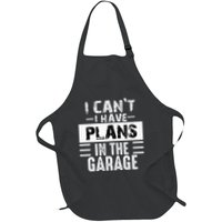 I Cant I Have Plans In The Garage Funny Retro Car Mechanic Apron