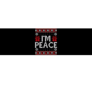 I Come In Peace IM Peace Matching Ugly Christmas Sweater Sweatshirt Bumper Sticker