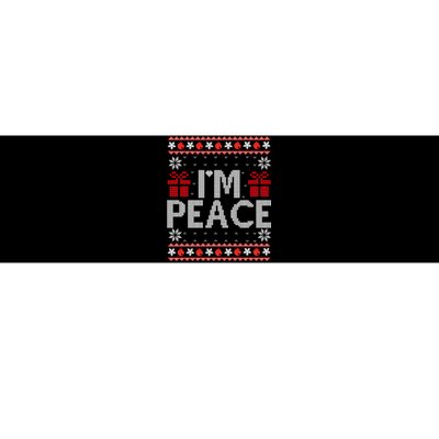 I Come In Peace IM Peace Matching Ugly Christmas Sweater Sweatshirt Bumper Sticker