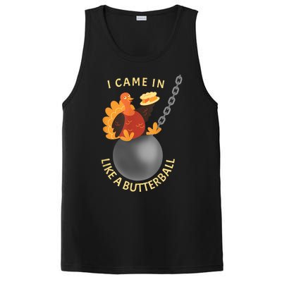 I Came In Like A Butterball Funny Thanksgiving PosiCharge Competitor Tank