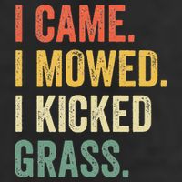 I Came I Mowed I Kicked Grass Funny Lawn Mowing Gardener 11oz C Handle Ceramic Mug