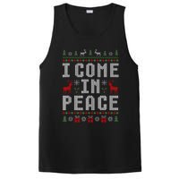 I Come In Peace IM Peace Matching Couple Christmas Pajamas PosiCharge Competitor Tank