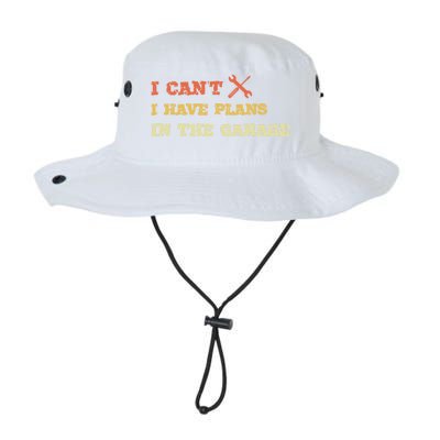 I Can't I Have Plans In My Garage Gift Legacy Cool Fit Booney Bucket Hat