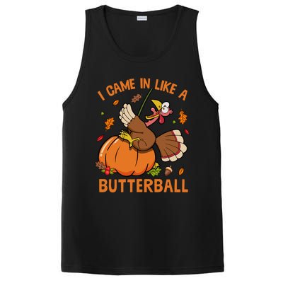 I Came In Like Butterball Funny Thanksgiving Turkey Costume PosiCharge Competitor Tank