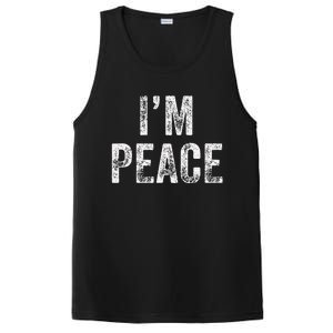 I Come In Peace IM Peace Funny Matching Couple Lovers PosiCharge Competitor Tank