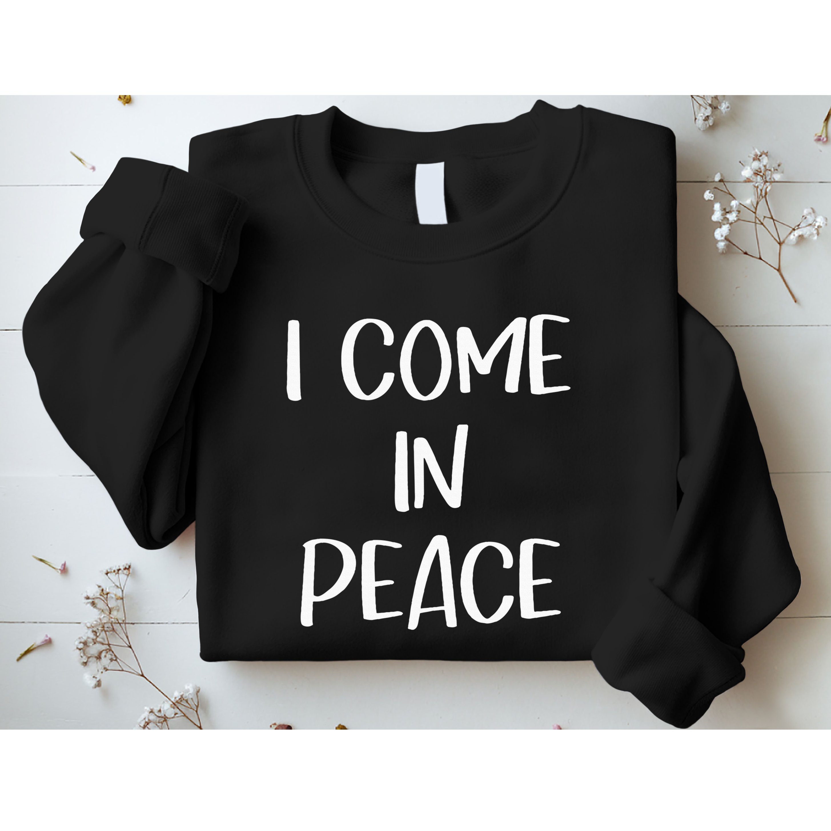I Come In Peace IM Peace Couple Matching Sweatshirt