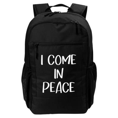 I Come In Peace IM Peace Couple Matching Backpack