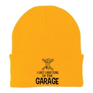 I Can't I Have Plans In The Garage Gift Car Mechanic Gift Binding Gift Knit Cap Winter Beanie