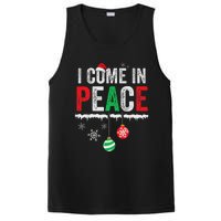 I Come In Peace IM Peace Funny Matching Couple Christmas PosiCharge Competitor Tank