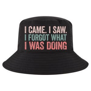 I Came I Saw I Forgot What I Was Doing Cool Comfort Performance Bucket Hat