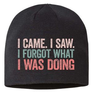 I Came I Saw I Forgot What I Was Doing Sustainable Beanie