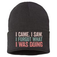 I Came I Saw I Forgot What I Was Doing Sustainable Knit Beanie