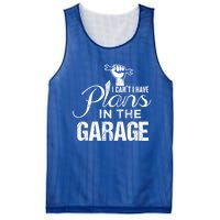 I Can't I Have Plans In The Garage Gift Car Mechanic Gift Fist Gift Mesh Reversible Basketball Jersey Tank