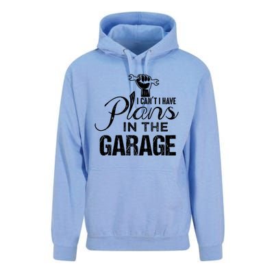 I Can't I Have Plans In The Garage Gift Car Mechanic Gift Fist Gift Unisex Surf Hoodie