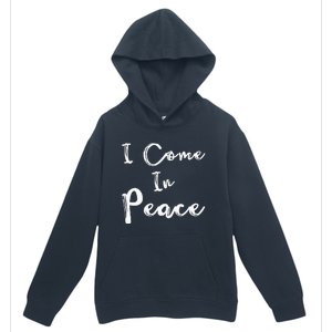 I Come In Peace Im Peace Funny Matching Couple Urban Pullover Hoodie