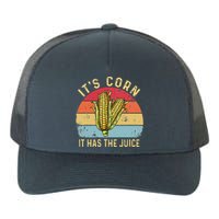 It`s Corn It Has The Juice Retro Funny Corn Trendy Yupoong Adult 5-Panel Trucker Hat