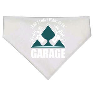 I Can't I Have Plans In The Garage Gift Car Mechanic Gift Triple Gift USA-Made Doggie Bandana