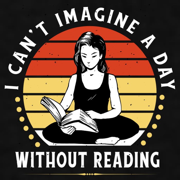 I Can't Imagine My Day Without Reading Ladies PosiCharge Tri-Blend Wicking Tank